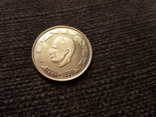 Belgique baudoin argent 500 - belgique,
