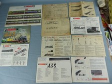 Lot de brochures et notices ARNOLD  décors réseau train électrique N