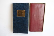 CARAN d'ACHE Burgundy Leather Card Holder Wallet (35366)