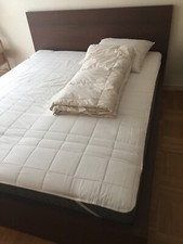 Lit double (IKEA , Malm: 180x200) + sommiers + matelas