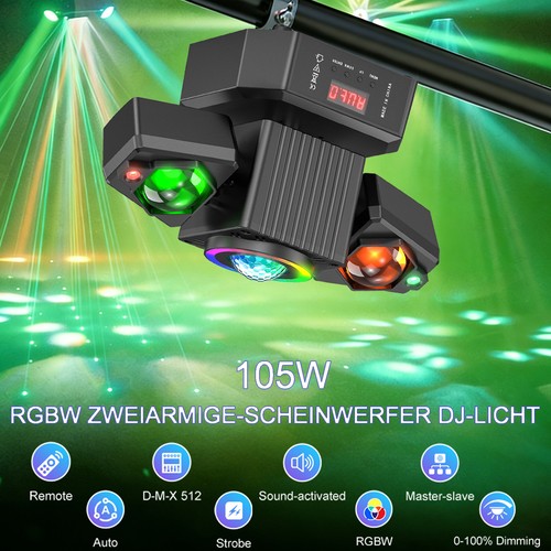 105w tête mobile - 105w, rgbw