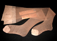 BAS VINTAGE PJ DIM DIMANCHE T 1 (74 cm) MADERE NYLON MESH LINGERIE SEXY GLAMOUR