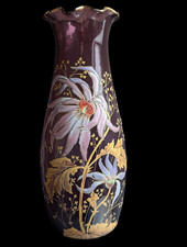Vase émaillé Legras