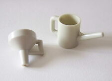 PLAYMOBIL (S103) RACING - Light Grey Oil Burette & Funnel