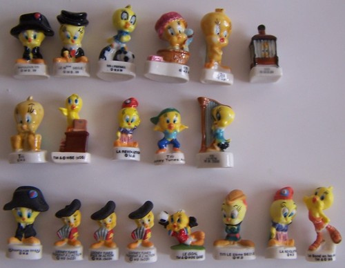 Lot fèves diverses titi - de,