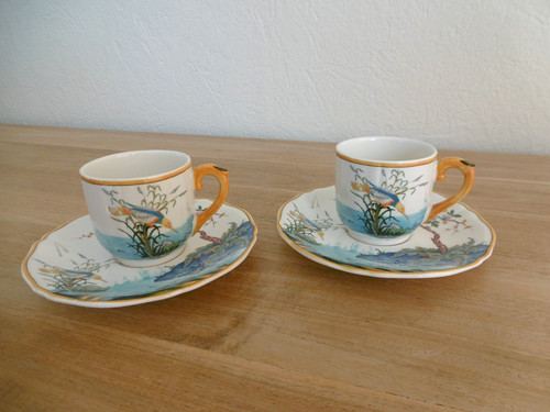 Deux tasses cafe et - deux, a