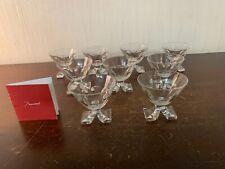 9 verres à vin modèle Saint Hubert cristal Baccarat (prix à la pièce)