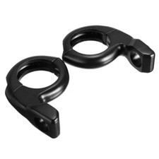 KIT SUPPORT CLIGNO/RÉTRO NOIR POUR GUIDON HARLEY-DAVIDSON ET AUTRES MOTOS