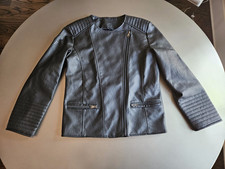 Ferrari F Collection Asymetrical Leather Jacket; Cool Lining; Excellent+Cool