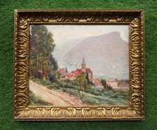 Ancien tableau de montagne