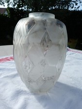 Vase "Arlequin" métallisé signé A. Hunebelle (1896-1985) Art DECO 1930