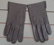 Bons Gants Cuir noir T 8 1/2 Officier Marine Nationale France Fab. MONIER Niort