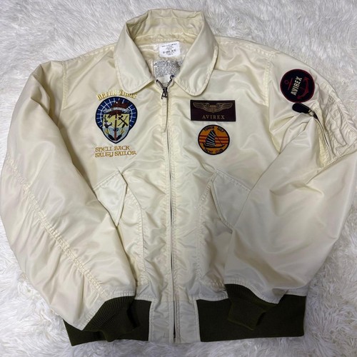 Avirex blouson veste cuir - blouson,