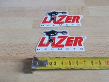 2 stickers motorcycle helmets LAZER HELMETS