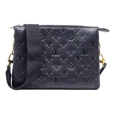 Louis Vuitton Coussin MM Monogram Leather Shoulder Bag in Black - mint condition
