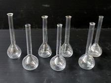 LOT DE 7 FIOLES EN VERRE 50 ML