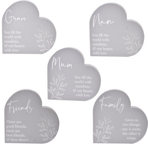 Gris cœur mdf - cœur,