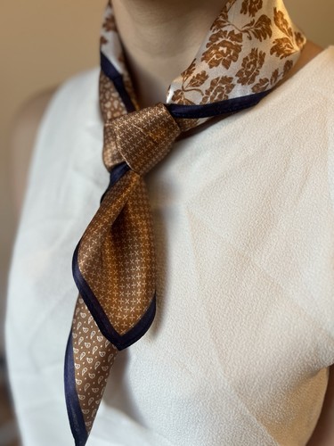 Soie foulard carré femme - soie, en