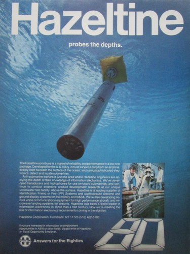1980 pub hazeltine sonobuoy - pub,