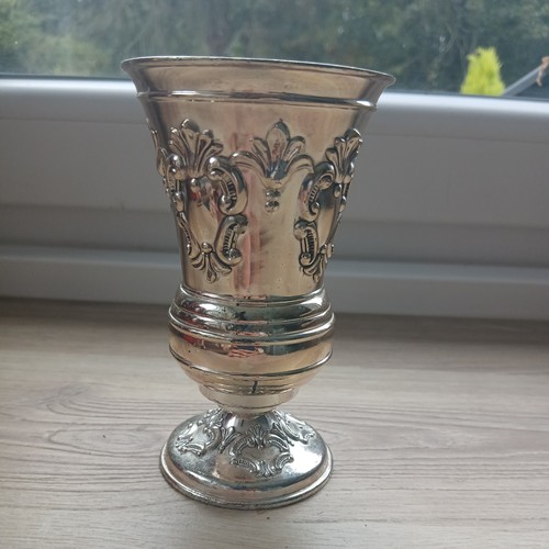 Ancien gobelet métal argenté - ancien,