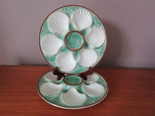 Assiettes huîtres - à, /