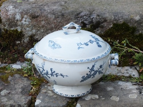 Grande soupière ancienne - , en