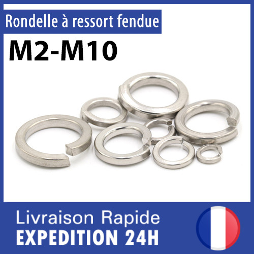 Rondelle blocage fendue 304 - fendue,