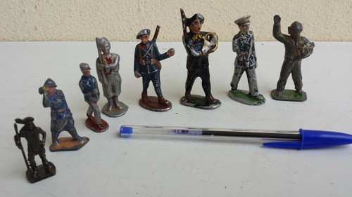 Lot anciens soldats type - soldats,