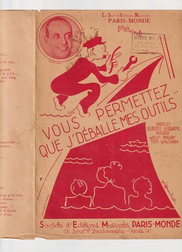 Plombier humour partition - plombier,