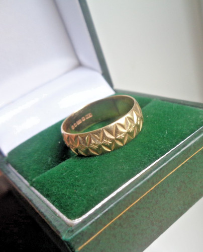 Bague alliance vintage or - bague,