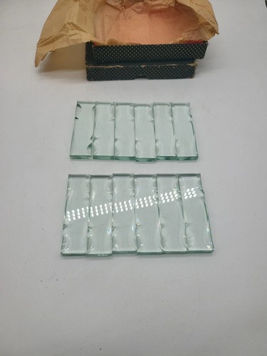 Zj34 lot prismes en verre - de,