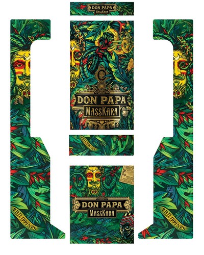 Stickers dartcab rhum - rhum, papa