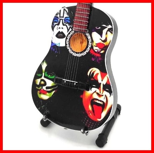 Kiss guitare miniature gene - kiss, miniature!
