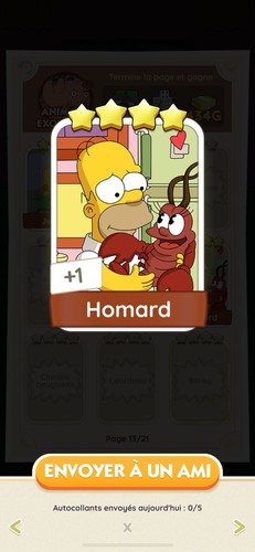 Homard carte monopoly - homard, /