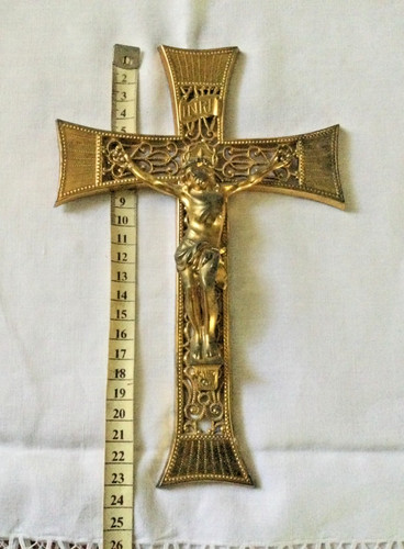 Crucifix mural ancien art - ancien,