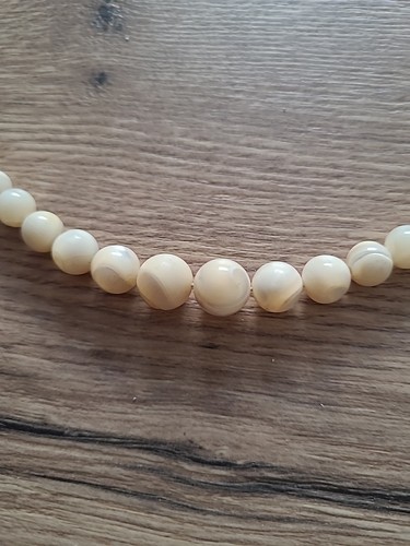 Collier fil perles nacre - collier,