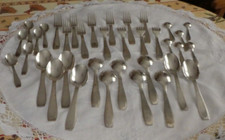 Christofle Housewife 36 Piece Saigon Model Silver Metal Tableware