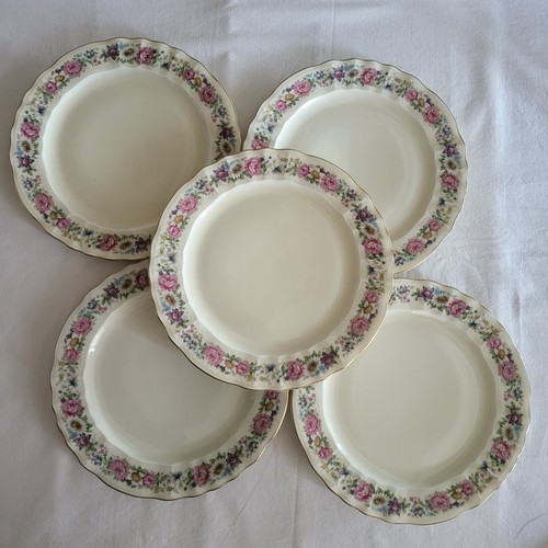 Assiettes plates porcelaine - 5,