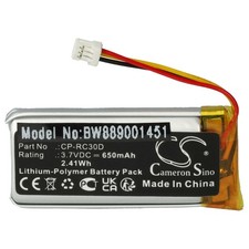 Batterie pour Razer Basilisk Ultimate, Naga Pro, RC30-031701, RZ01-03420 650mAh