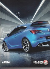 2015 HOLDEN PJ ASTRA Range Australian Brochure Rebadged OPEL ASTRA GTC SPORT VXR