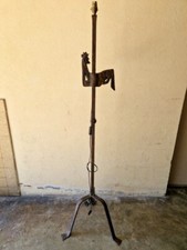 Les artisans de Marolles Jean Touret Wrought iron floor lamp model Le chant du Coq
