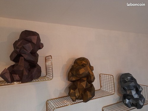 Lot sculptures paper craft - paper,