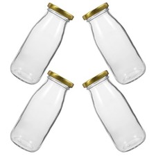  4 Pcs Bouteilles En Verre