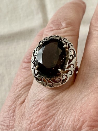 Ancienne grande bague argent - grande,