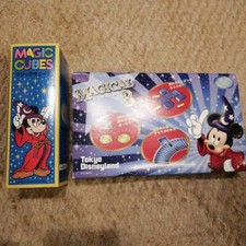 Tokyo Disneyland Tenyo Magic Cube MAGICAL 3 Trick 2 Set Japan Used