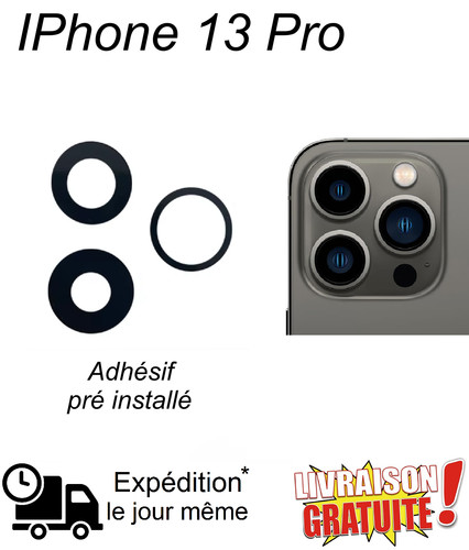 Iphone pro vitre caméra - 13,