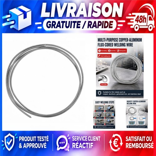 Fil fourré soudure aluminium - fourré,