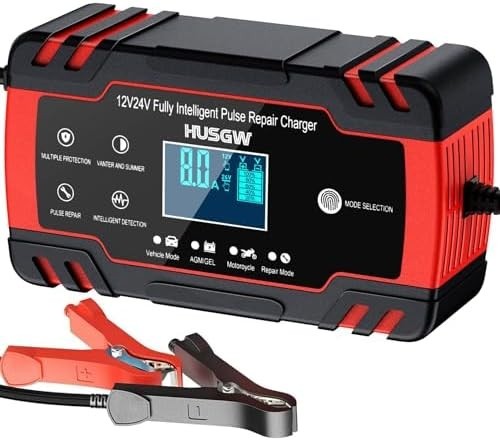 Car battery charger - charger, 12