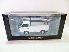MINICHAMPS 'VW T3 PICK-UP PRITSCHENWAGEN WITH LADDERS' V RARE. 1:43. MIB/BOXED