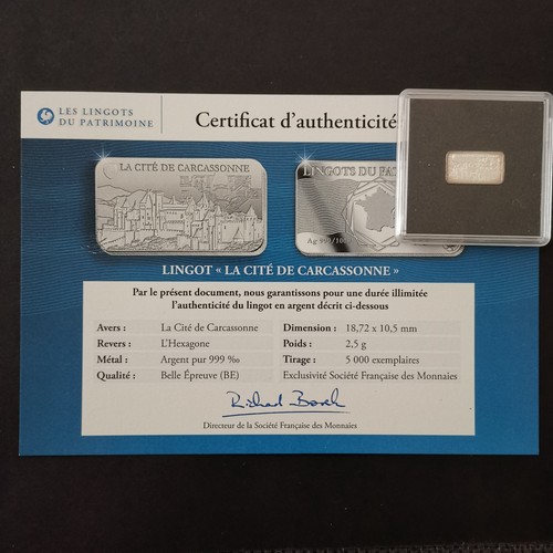 Lingot patrimoine 5g - lingot, du